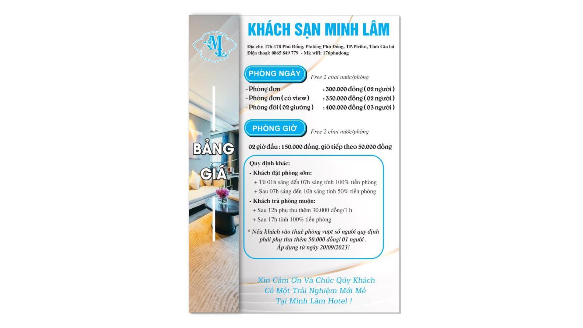 Minh Lam Hotel Pleiku Zewnętrze zdjęcie
